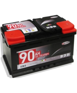 Batteria auto 90ah 12v 720a polo positivo destro cassetta l4